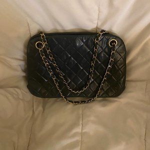 Vintage Chanel bag in dark brown